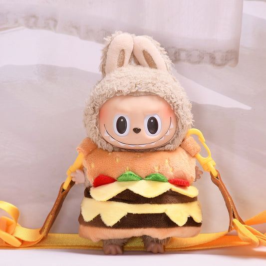 Burger Takeout Bag Keychain 15-17cm collectible dolls[Selling clothes only]