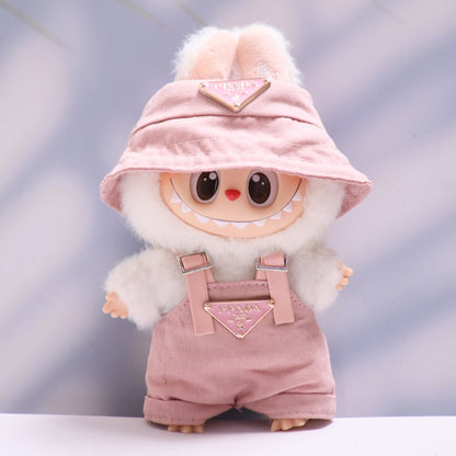 삼각형 모자 서스펜더 바지 정장 15-17cm 수집용 인형[옷만 판매] 