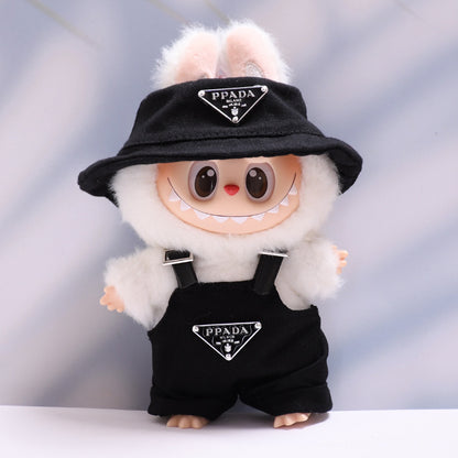 삼각형 모자 서스펜더 바지 정장 15-17cm 수집용 인형[옷만 판매] 